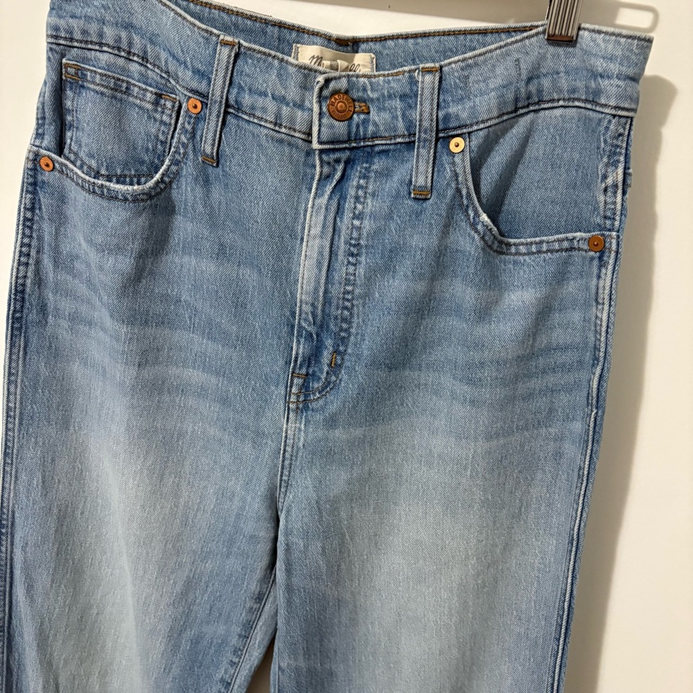 Madewell Light Blue Flare Jeans - Picture 6 of 16